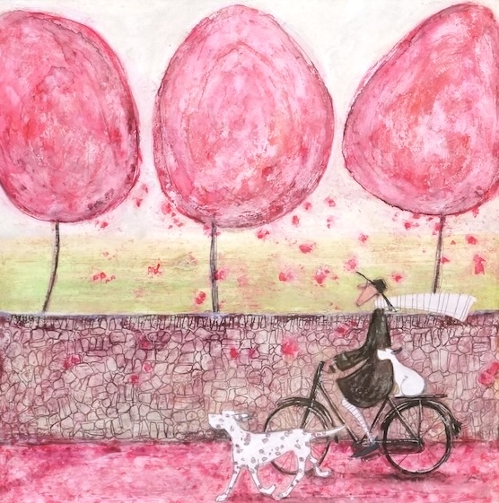 Sam Toft (b.1964), ‘A Pink Day’, limited edition print, 362/395, signed and numbered in pencil, 33 x 33cm